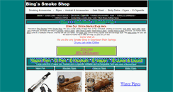 Desktop Screenshot of bingsmokes.com